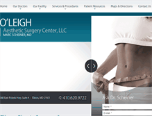 Tablet Screenshot of oleigh.com